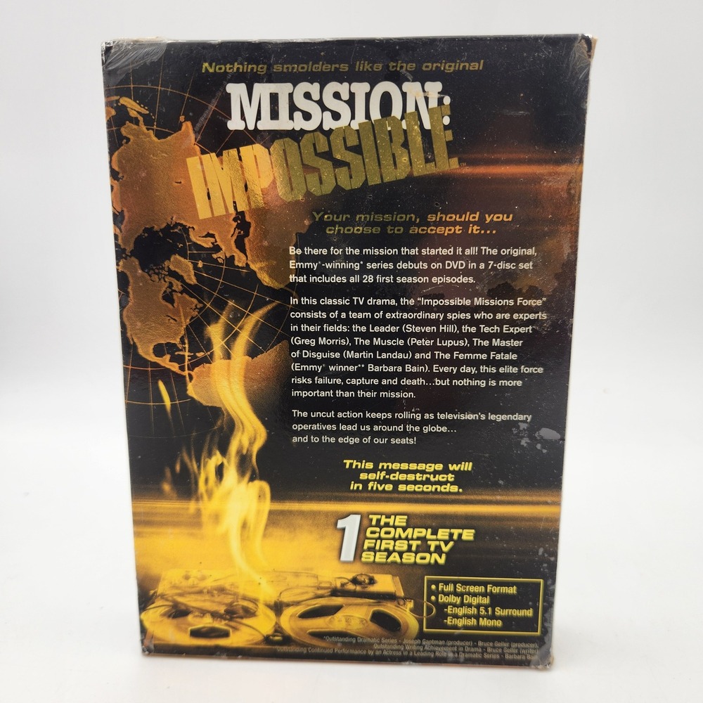 Mission Impossible The Complete First TV Season 1 DVD Box Set 7-Disc New Sealed - Picture 2 of 3